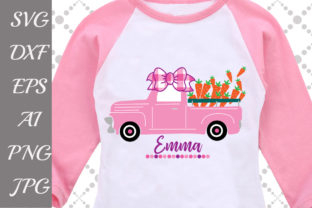 Easter Truck Pink Retro Truck