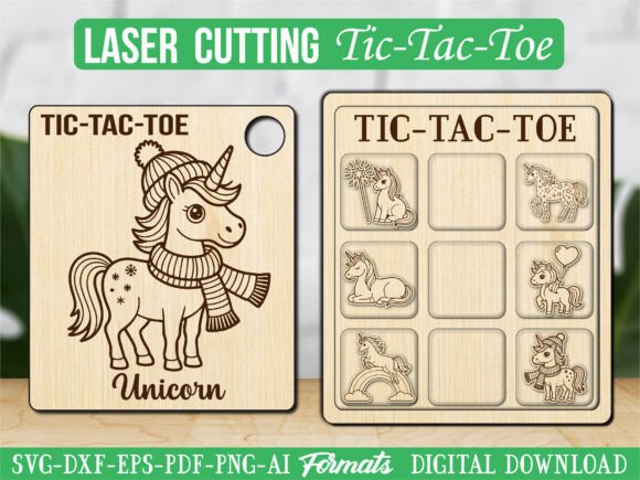 Floral Turtle Tic Tac Toe Puzzle Game
