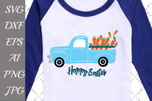 Happy Easter Retro Truck