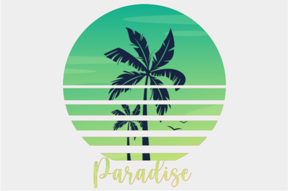 Palm Tree Retro Vintage