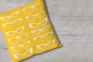 Retro Glasses Embroidery Design