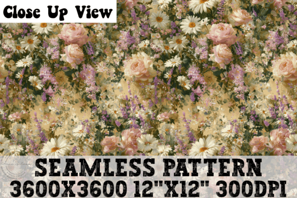 Spring Floral Seamless Pattern